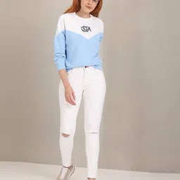 u.s. polo assn. Colorblock Round-Neck Sweatshirt image 5