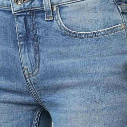 only Mid-Calf Length Mid-Wash Jeans image 5