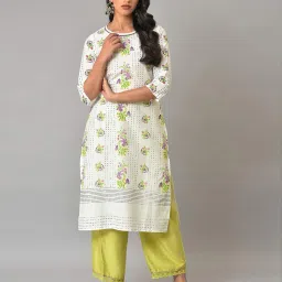 Floral Print Straight Kurta image 5
