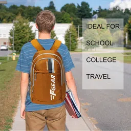 f-gear Brand Print Backpack with Adjustable Shoulder Straps image 5