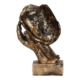 ecraftindia Human Face Decorative Showpiece image 5