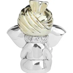 shaze Silver-Plated Baby Ganesha Religious Idol image 5