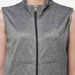 uzarus Sleeveless Jacket with Pockets image 5