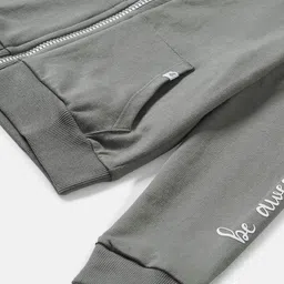 jockey AG20 Super Combed Cotton French Terry Full Sleeve Hoodie Jacket with Front Pockets image 5