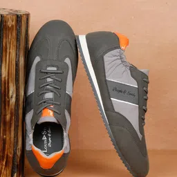 louis stitch Men Low-Top Lace-Up Sneakers image 5