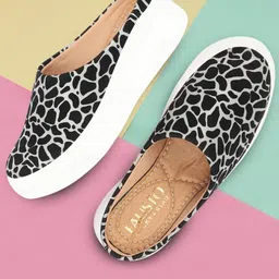 fausto Women Round-Toe Slip-On Shoes image 5