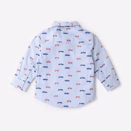 inf frendz Car Print Shirt with Waistcoat & Bow Set image 5