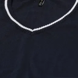 teamspirit V-Neck Pullover with Contrast Tipping image 5