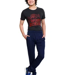 t t Track Pants with Contrast Taping image 5