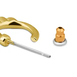 accessorize london Women Set of 6 Metal Stud Earrings image 5