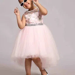 toy balloon kids Girls Embroidered Fit & Flare Dress image 5