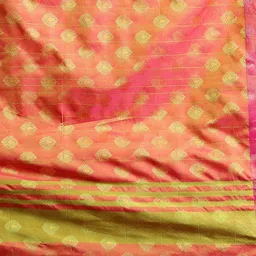 villagius Women Floral Woven Saree with Zari Border image 5