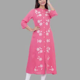 ashlee Collar Neck A-line Kurta image 5