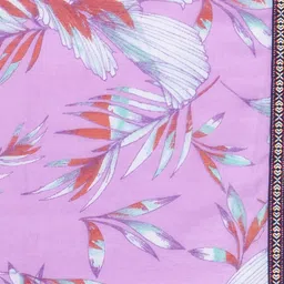 j style Leaf Print Stole image 5