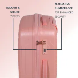 romeing Set of 3 Trolley Bags with TSA Lock image 5