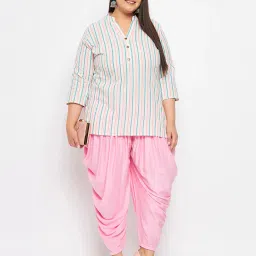 clora creation plus Dhoti Salwar with Elasticated Waist image 5