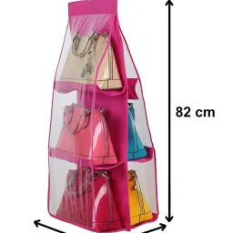 kuber industries Hanging Organizer with 6-Compartments & Hanger image 5