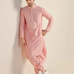 kisah Men Embellished Regular Fit Long Kurta image 5