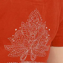 indie picks Embroidered Front Open Blouse image 5