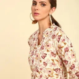 soch Women Floral Print Straight Tunic image 5