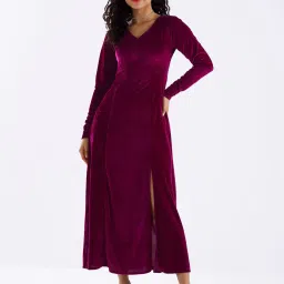 aask Women Slit-Front Sheath Dress image 5