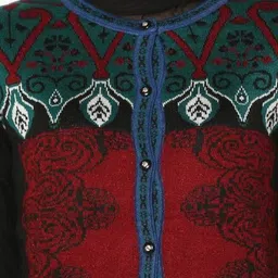 american eye Knitted Cardigan with Button Placket image 5