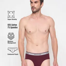 john players Men Cotton Briefs with Logo Waistband image 5