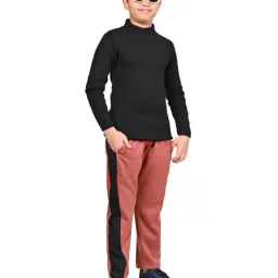pixie n prince Boys High Rise Fitted Track Pants image 5