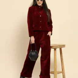 global republic Women Straight Track Pants with Insert Pockets image 5