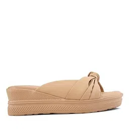 xe looks Women Round-Toe Slip-On Wedges image 5