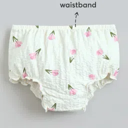 hopscotch Girls Floral Print Fit and Flare Dress image 5