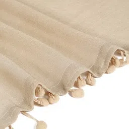 hosta homes Sheer Door Curtain with Pom-Pom image 5