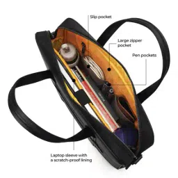 mokobara Men Laptop Briefcase with Detachable Strap image 5