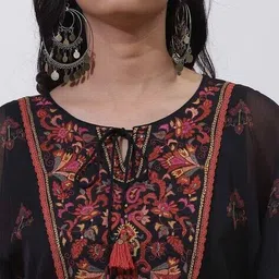 lakshita Women Embroidered A-Line Kurta  image 5