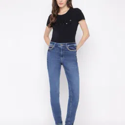 guess Slim Fit Round Neck Embellished T-Shirt image 5