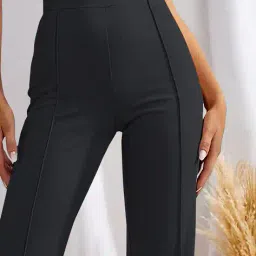 maheshvi Women High-Rise Relaxed Fit Pleat-Front Pants image 5