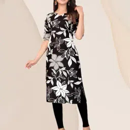 nyrika Women Floral Print Straight Kurti image 5
