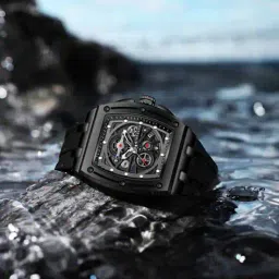 giordano Men Analogue Watch with Silicone Strap-GZ-50151 image 5