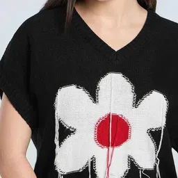 bewakoof Women Self-design Pullover image 5