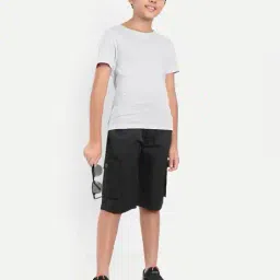 puppet-nx Boys Regular Fit Cotton Shorts image 5
