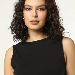 fyre rose Women Fitted Boat-Neck Top image 5