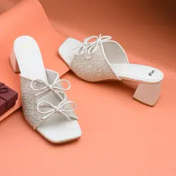 styli Women Heeled Sandals with PU Upper image 5