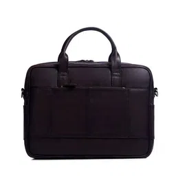 gauge machine Men Waterproof Leather Laptop Bag  image 5