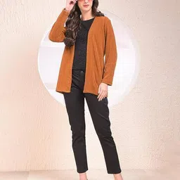 crimsoune club Women Self-Design Shrugs image 5