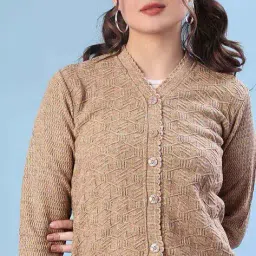 v-mart Women V-Neck Button-Down Cardigan image 5