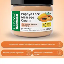 luvyh Papaya Hydrating Face Massage Cream  image 5