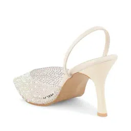 froh feet Women Kitten Heeled Sandals with Synthetic Upper image 5