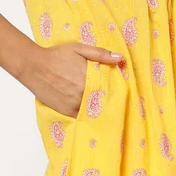 yousta Women Paisley Print A-Line Kurta image 5