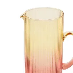 pure home and living  Ombre Linear Textured Pitcher image 5