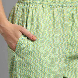 indie picks Printed Straight Kurta Set image 5